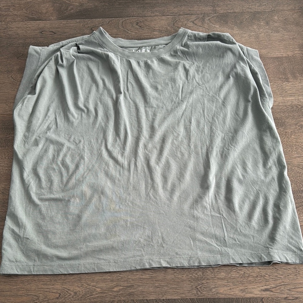 Like new sage green muscle tee